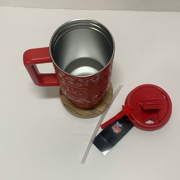 Kansas City Chiefs 32 oz Travel Tumbler Flip N’ Sip NWT - Picture 8 of 9